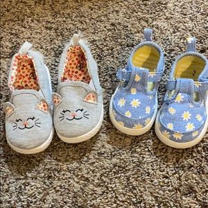 Toddler girl slip on shoes